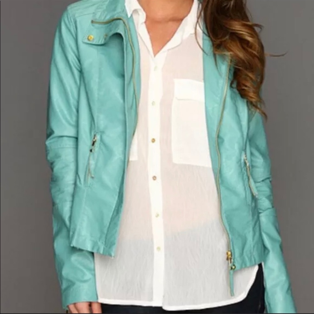 Jut from the Kloth Vegan leather jacket